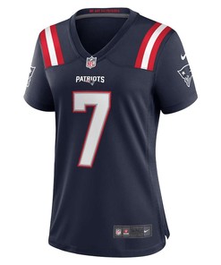 JuJu Smith-Schuster 7 New England Patriots Women's Game Player Jersey - Navy