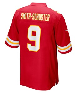 JuJu Smith-Schuster 9 Kansas City Chiefs Player Game Jersey - Red