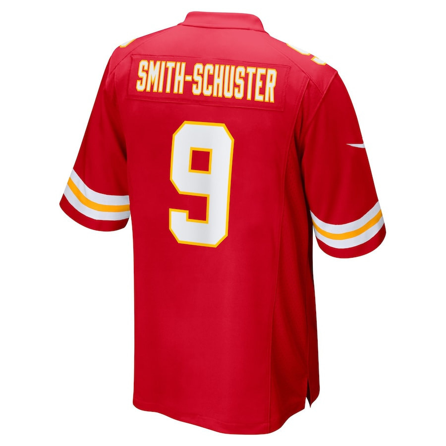 JuJu Smith-Schuster 9 Kansas City Chiefs Player Game Jersey - Red