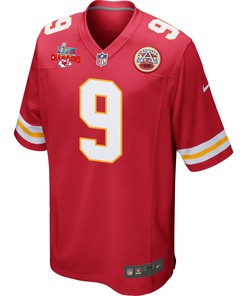 JuJu Smith-Schuster 9 Kansas City Chiefs Super Bowl LVII Champions 3 Stars Men Game Jersey - Red