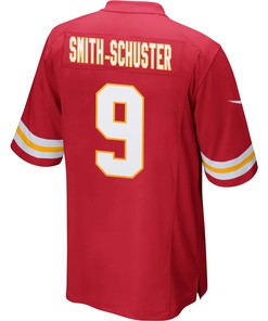 JuJu Smith-Schuster 9 Kansas City Chiefs Super Bowl LVII Champions Men Game Jersey - Red