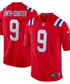 JuJu Smith-Schuster 9 New England Patriots Men Alternate Game Jersey - Red