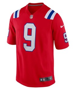 JuJu Smith-Schuster 9 New England Patriots Men Alternate Game Jersey - Red