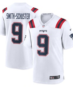 JuJu Smith-Schuster 9 New England Patriots Men Game Jersey - White
