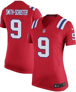 JuJu Smith-Schuster 9 New England Patriots Women Alternate Game Jersey - Red