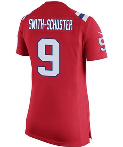 JuJu Smith-Schuster 9 New England Patriots Women Alternate Game Jersey - Red