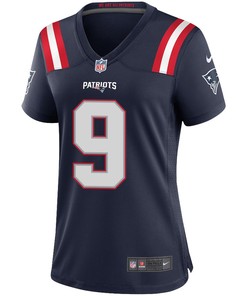 JuJu Smith-Schuster 9 New England Patriots Women Game Jersey - Navy