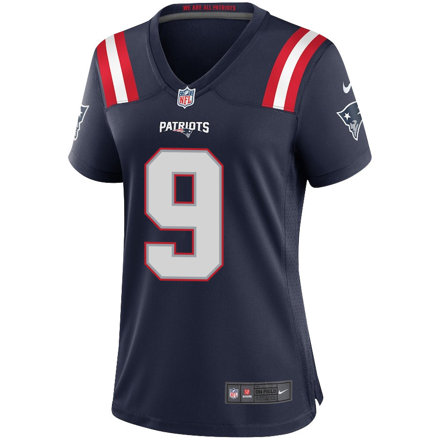 JuJu Smith-Schuster 9 New England Patriots Women Game Jersey - Navy