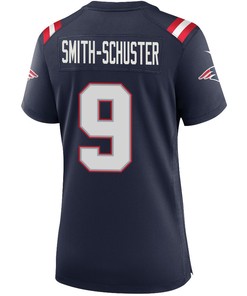 JuJu Smith-Schuster 9 New England Patriots Women Game Jersey - Navy