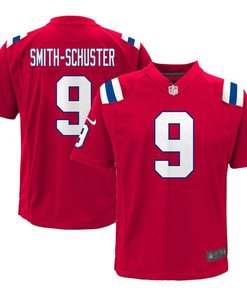 JuJu Smith-Schuster 9 New England Patriots Youth Alternate Game Jersey - Red