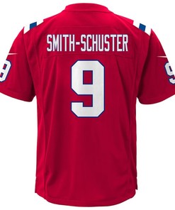 JuJu Smith-Schuster 9 New England Patriots Youth Alternate Game Jersey - Red