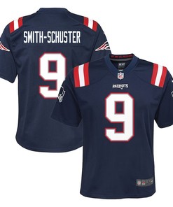 JuJu Smith-Schuster 9 New England Patriots Youth Game Jersey - Navy