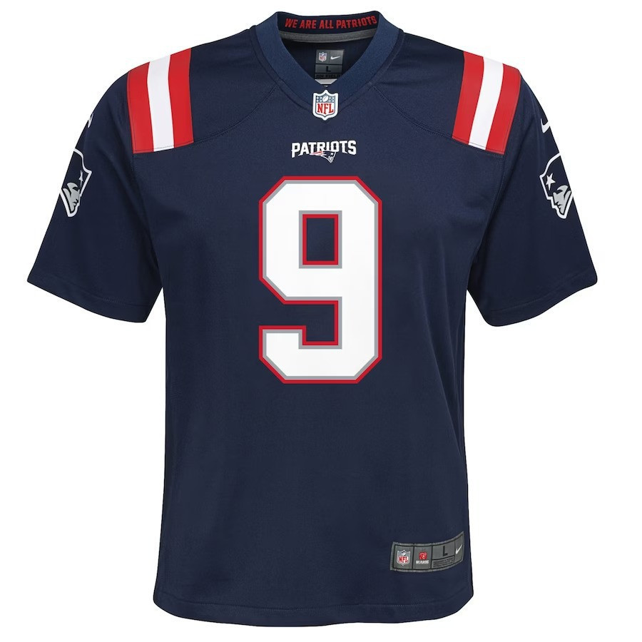 JuJu Smith-Schuster 9 New England Patriots Youth Game Jersey - Navy