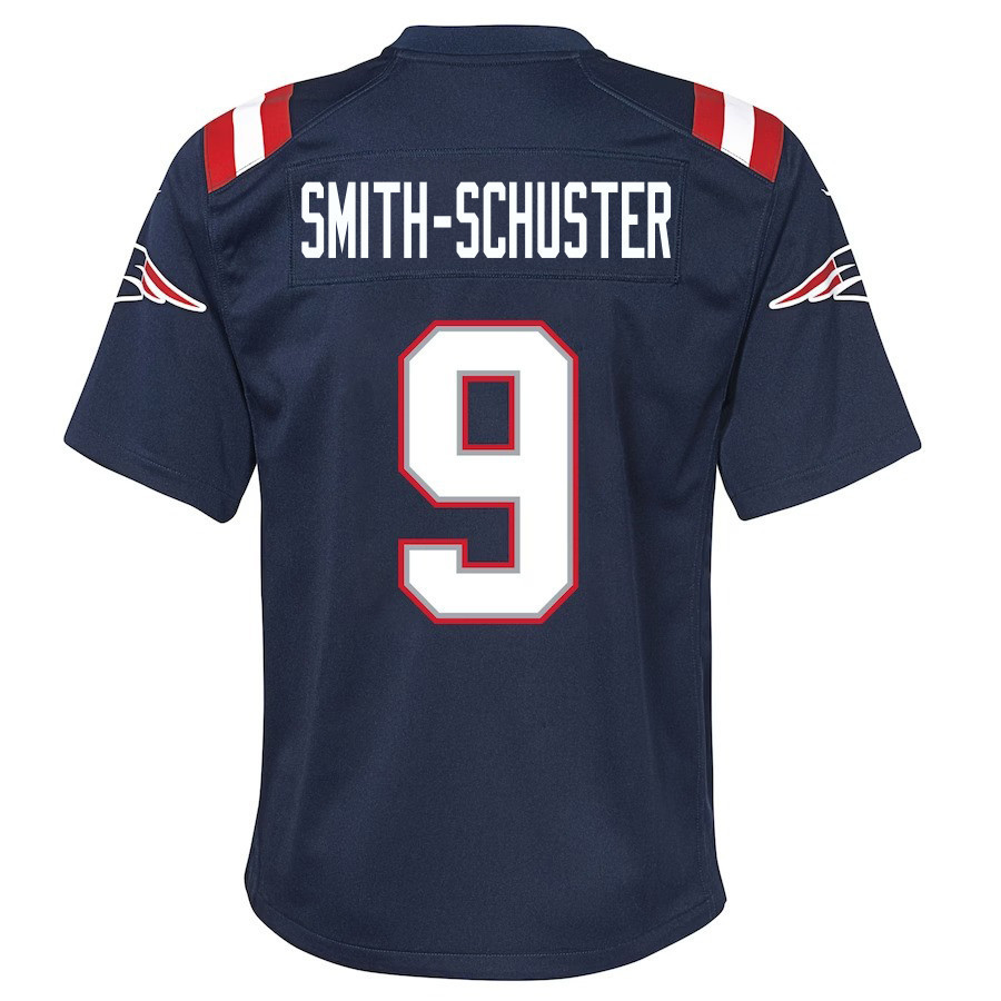 JuJu Smith-Schuster 9 New England Patriots Youth Game Jersey - Navy