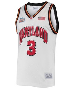 Juan Dixon 3 Maryland Terrapins NCAA Basketball Final Four Retro Classic Jersey