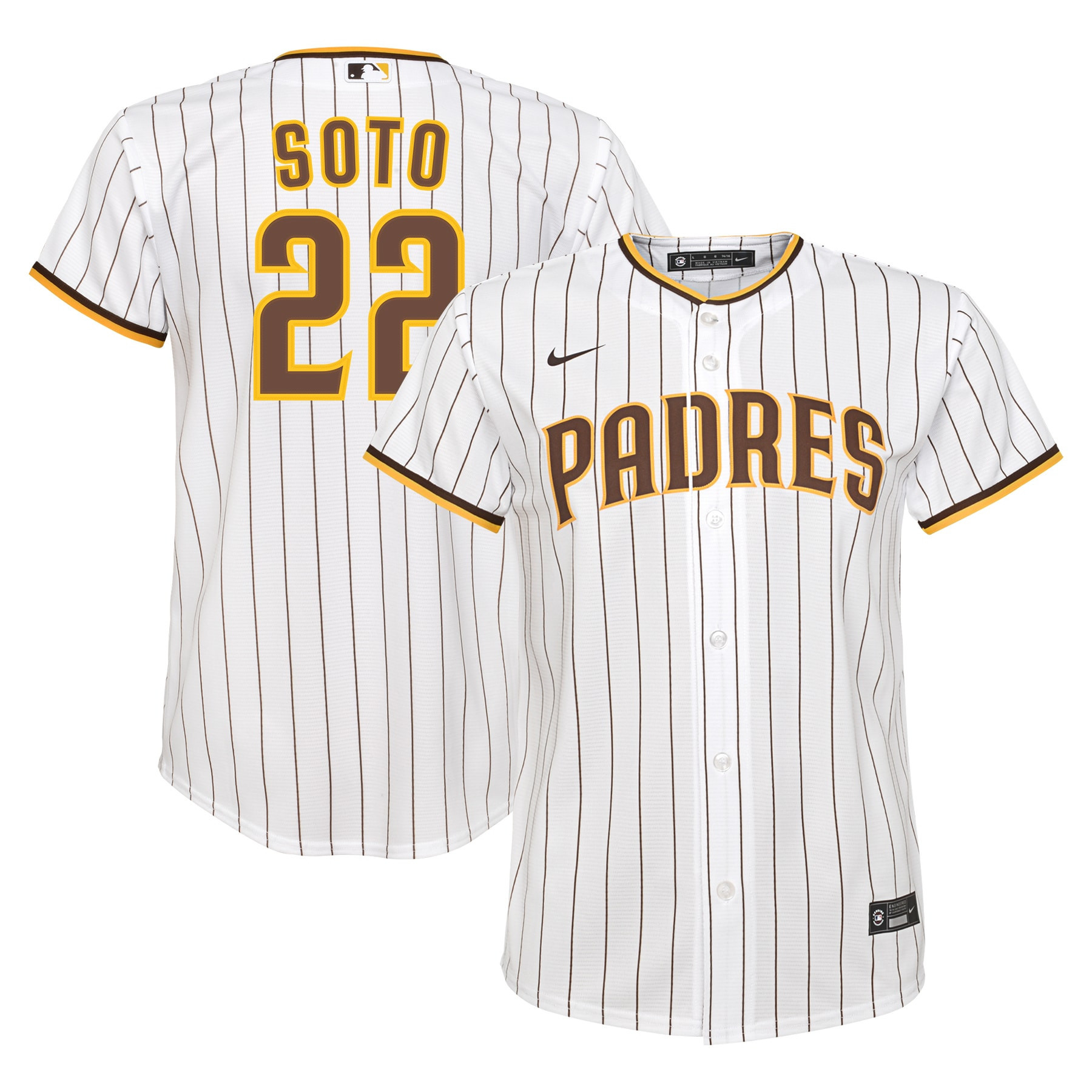 Juan Soto San Diego Padres Home Replica Player Jersey - White Mlb