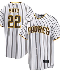 Juan Soto San Diego Padres Home Replica Player Jersey - White/brown Mlb