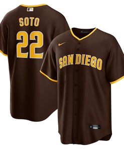 Juan Soto San Diego Padres Road Replica Player Jersey Brown Mlb