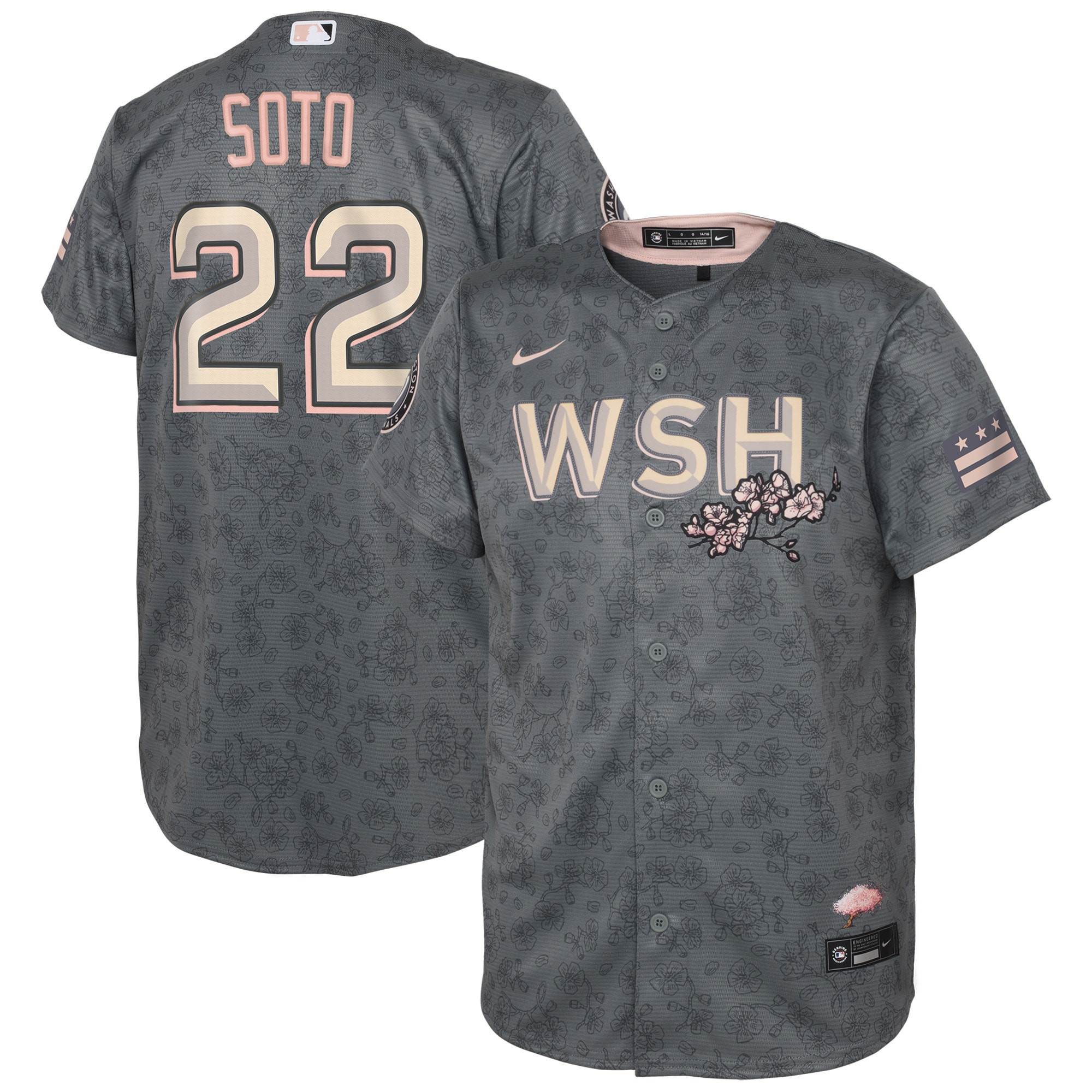 Juan Soto Washington Nationals Toddler 2022 City Connect Replica Player Jersey - Gray Mlb