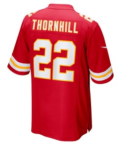 Juan Thornhill 22 Kansas City Chiefs Game Jersey - Red