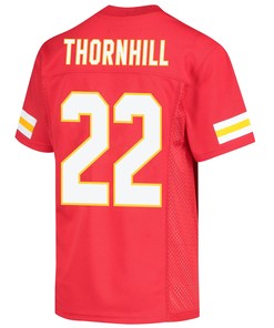 Juan Thornhill 22 Kansas City Chiefs Super Bowl LVII Champions Youth Game Jersey - Red