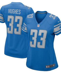 Juju Hughes Detroit Lions Womens Player Game Jersey - Blue Nfl