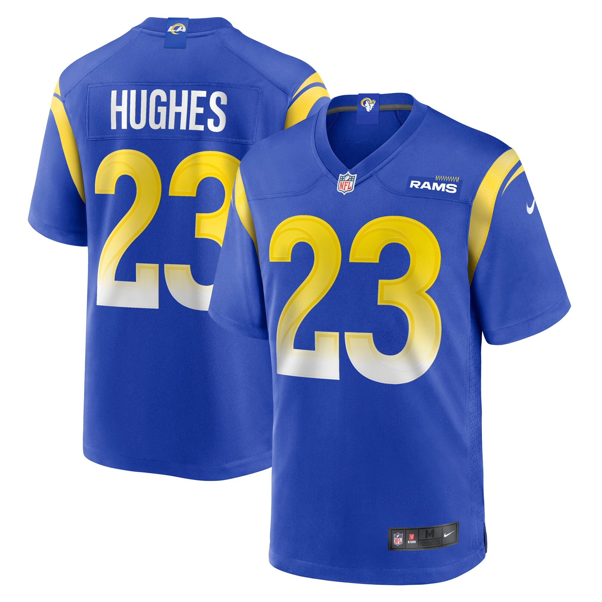 Juju Hughes Los Angeles Rams Game Player Jersey - Royal Nfl
