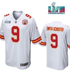 Juju Smith Schuster 9 Kansas City Chiefs Super Bowl LVII White Men Game Jersey