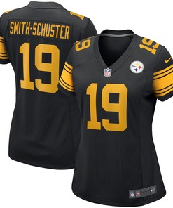 Juju Smith-schuster Pittsburgh Steelers Womens Alternate Game Player Jersey - Black Nfl