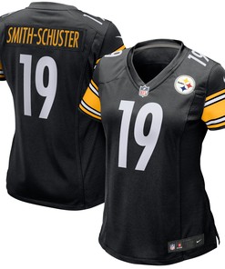 Juju Smith-schuster Pittsburgh Steelers Womens Game Player Jersey - Black Nfl