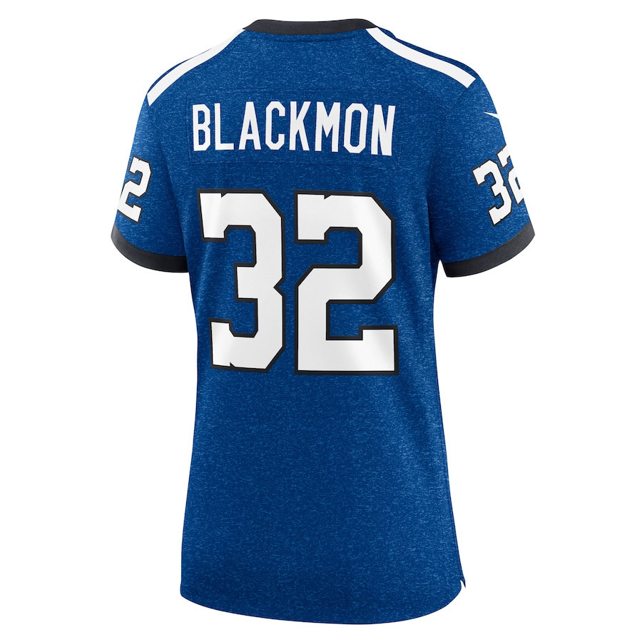 Julian Blackmon 32 Indianapolis Colts Indiana Nights Alternate Game Women Jersey - Royal