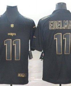 Julian Brandedelman #11 New England Patriots Nfl Explosion Legendary Gold Black Jersey