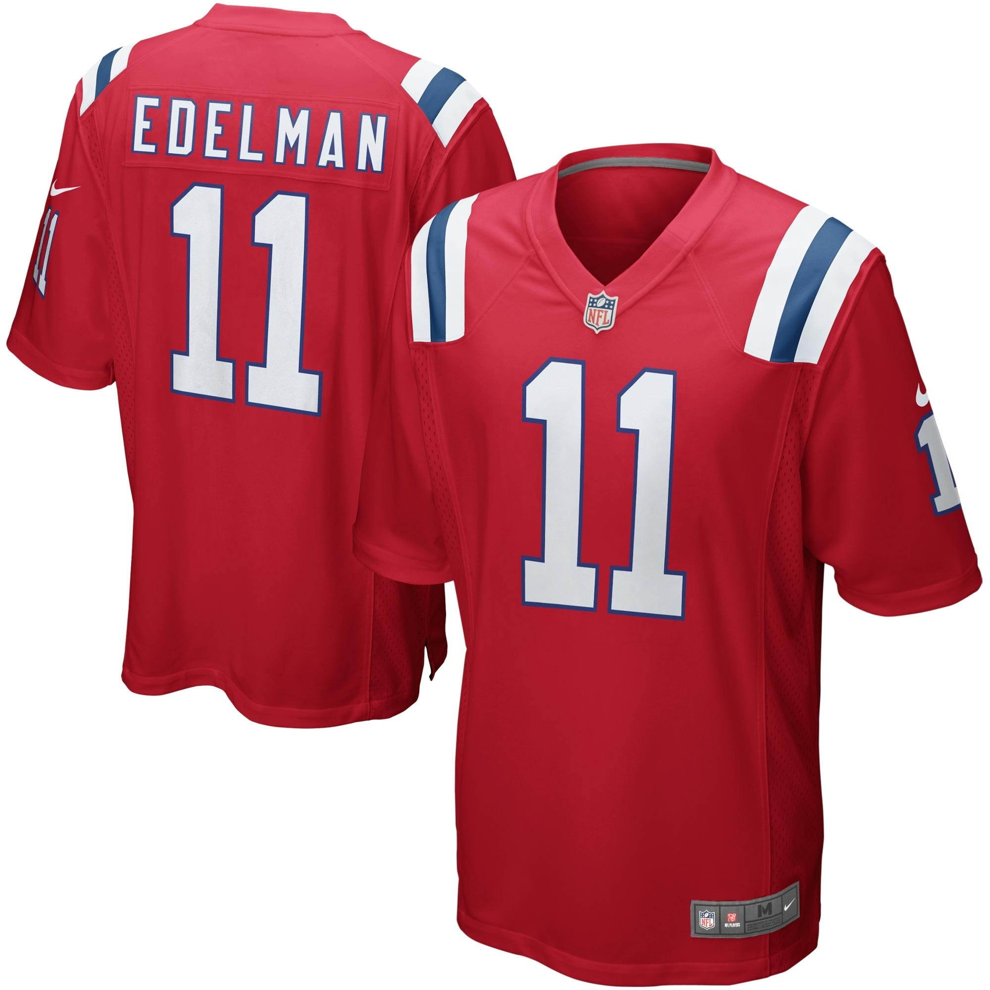 Julian Edelman New England Patriots Alternate Game Jersey - Red Nfl
