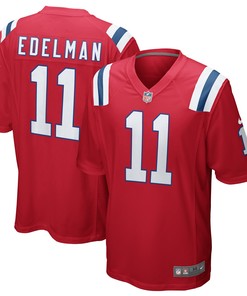 Julian Edelman New England Patriots Alternate Game Jersey - Red Nfl