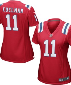 Julian Edelman New England Patriots Nike Womens Game Jersey - Red