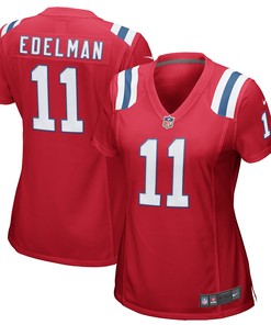 Julian Edelman New England Patriots Womens Alternate Game Jersey - Red Nfl