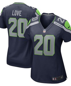 Julian Love 20 Seattle Seahawks Women's Game Player Jersey - College Navy