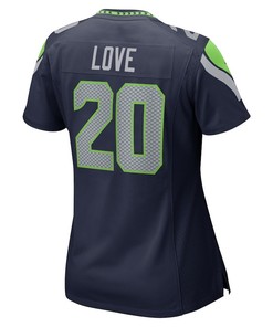 Julian Love 20 Seattle Seahawks Women's Game Player Jersey - College Navy