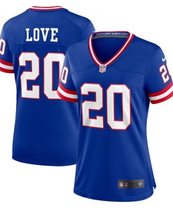 Julian Love New York Giants Womens Classic Player Game Jersey - Royal Nfl