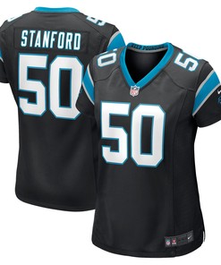 Julian Stanford Carolina Panthers Womens Game Player Jersey - Black Nfl