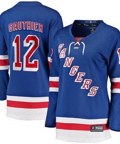 Julien Gauthier New York Rangers Fanatics Branded Womens 2017/18 Home Breakaway Jersey - Blue Nhl