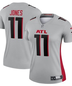 Julio Jones Atlanta Falcons Womens Inverted Legend Jersey - Silver Nfl