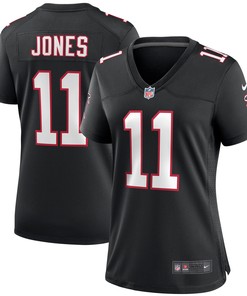 Julio Jones Atlanta Falcons Womens Throwback Game Jersey - Black Nfl