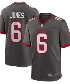 Julio Jones Tampa Bay Buccaneers Player Game Jersey - Pewter