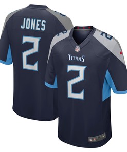 Julio Jones Tennessee Titans Game Jersey Navy Nfl