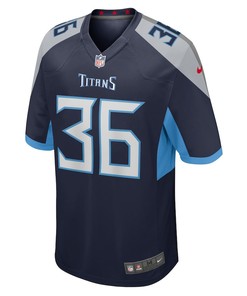 Julius Chestnut Tennessee Titans Game Player Jersey - Navy