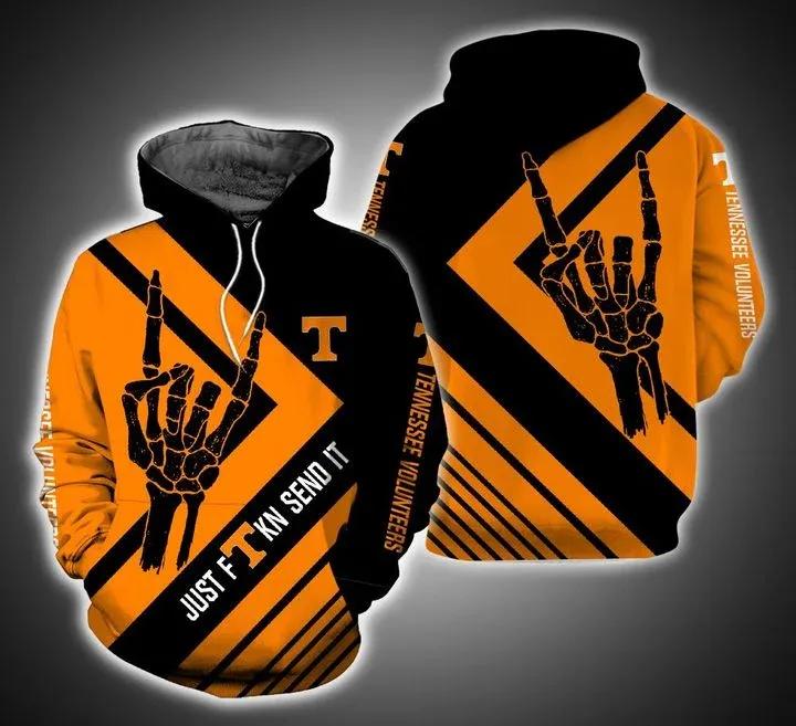 Just Send It Tennessee Volunteers 3D Hoodie NCAA Cheer Gifts