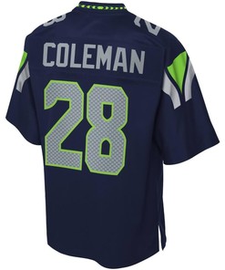 Justin Coleman Seattle Seahawks Nfl Pro Line Team Color Player Jersey - College Navy