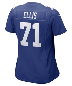 Justin Ellis New York Giants Women's Game Player Jersey - Royal