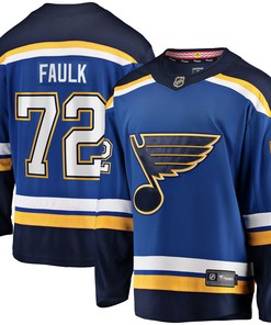 Justin Faulk St. Louis Blues Fanatics Branded Home Breakaway Player Jersey - Blue Nhl